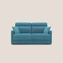 Divano Letto 2 Posti 176x102x97 cm in Tessuto Azzurro