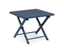 Tavolino da Salotto 44x43x36 cm in Alluminio Taylor Navy