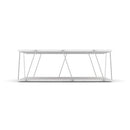 Tavolino da salotto 90x60x31 cm Tars bianco