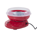 Macchina per Zucchero Filato 450W in Acciaio Inox Rossa