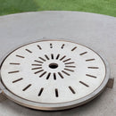 Griglia Piatta per Barbecue Food Bumper Ø24x3 cm in Acciaio Inox   