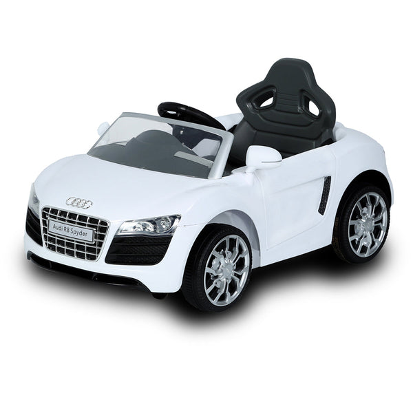 Macchina Elettrica per Bambini 6V con Licenza Audi R8 Spyder Bianco prezzo