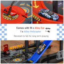 Garage Giocattolo per Bambini con Rampe  Ascensore ed Eliporto