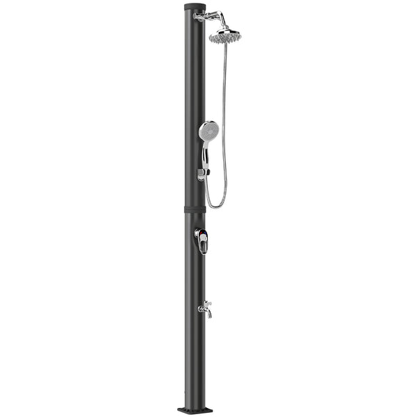 Doccia Solare 20L 11x11x217 cm Protezione Antigelo Brevettata Plastica e ABS Nero acquista
