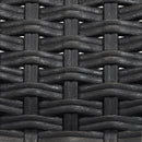 Sedia da Giardino Virginia 47x59x86 h cm in Wicker Antracite