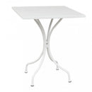 Tavolo Bristol 60x60x72 h cm in Acciaio Bianco