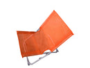 Sedia Mare Spiaggina Pieghevole 55x45x52 cm in Acciaio e Tessuto Oxford  Arancione