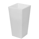 Vaso Luminoso da Giardino a LED 30x30x60 cm in Resina 5W Cedar Multicolore