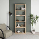 Libreria 72x22x200 cm Wish estensibile angolare rovere