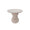 Tavolino Ø 36x34 cm Alka in Acciaio Beige