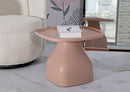 Tavolinetto Gea Rosa 48x48x38 cm in Polipropilene Rosa      