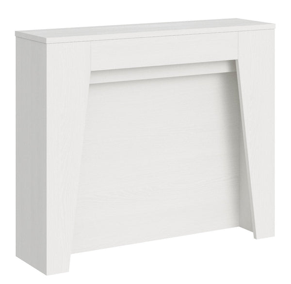 Consolle Allungabile 90x25/211 cm Pannelli in Nobilitato Anea Bianco Frassino online