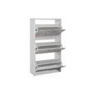 Scarpiera Fulda 61x115x25 cm cemento bianco
