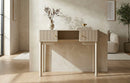 Toeletta Shy 110x40x80 cm in Pino e MDF e Ferro      