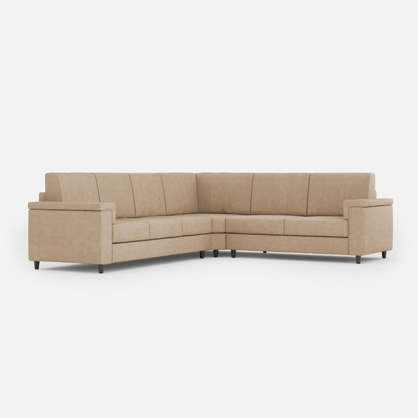 Divano Angolare 6 Posti 286x226x85 cm Marrak in Tessuto Beige prezzo
