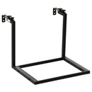 Amaca per Gatti da Parete 42,5x54x34 cm in Tessuto Nero