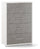 Cassettiera con 4 Cassetti 71x110x41 cm Ossido Bianco/Cemento