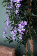 Ramo Artificiale Glicine con Fiori H 160 cm 