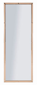 Specchio da Muro Berlino Rosa 55x2x150 cm in MDF e Vetro e Specchio Rosa      