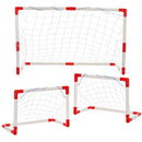 Set Kit 3 Porte da Calcio Giocattolo Soccer Tre Dimensioni Rete in Nylon Bambini