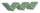 Mensola da Parete Libreria Zigzag 56x15,5 cm in Fibra di Legno Saetta Verde Acqua Marina