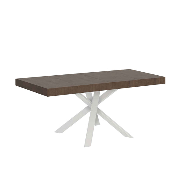 Tavolo Allungabile 90/194x90x77 cm Clerk Premium Noce sconto