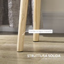 Set 2 Comodini 40,5x30,5x60 cm con Cassetto in Legno Color Rovere e Bianco      