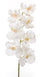 Set 3 Orchidea Artificiali Vanda Altezza 100 cm Bianco