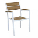 Poltrona Cayman 56x58x85 h cm in Alluminio Bianco