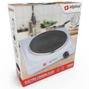Fornello Elettrico Singolo con Piastra Ghisa 1500W Regolabile in Metallo Verniciato Bianco      