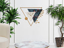 Orologio da Muro Triangle 75x4,5x59 cm in Ferro