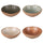 Set 4 Ciotole Ø14x6 cm 300 ml in Ceramica VdE Tivoli 1996 Pompei