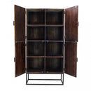 Mobile Harvey 96x46x182 h cm in Legno Marrone