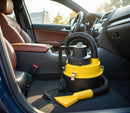 Aspirapolvere per Auto 4,5L 12V Xone con Tubo Flessibile Nero e Giallo