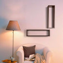 Mensola da Parete 60x18x15,5 cm in Fibra di Legno Regolo Rovere Tabacco