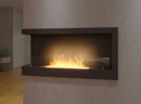Camino a Bioetanolo da Incasso 90x45 cm  Corner 900 Left Nero