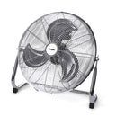 Ventilatore ad Alta Velocità Ø 45 cm 3 Pale 100W in Acciaio Laminato e Alluminio Argento      