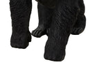 Statua Gorilla 35x37,5x21,5 cm in Poliresina Nero