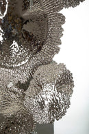 Specchio Kandi 85x7x80,6 cm in Metallo e Specchio Argento      