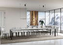 Tavolo Allungabile 160-420x90x77 cm Everyday Bianco Frassino