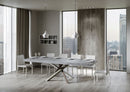 Tavolo Allungabile 200-460x90x77 cm Volantis Premium Cemento Telaio 4C 