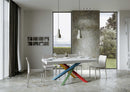 Tavolo 160x90x77 cm Volantis Fix Bianco Frassino