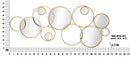 Pannello da Muro Mix Mirror 123x4,5x51,5 cm in Ferro 