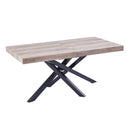 Tavolo da Pranzo Allungabile 200x76x90 cm in Legno Nobilitato Rovere