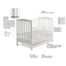 Lettino Culla in Legno Italbaby Flash Avorio