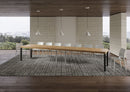 Tavolo Allungabile 120/380x90 cm Everyday Premium Quercia Natura Gambe Antracite      