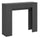 Consolle Allungabile 90x25/181 cm Pannelli in Nobilitato Slick Antracite
