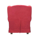 Poltrona Bergere 103x87x84 cm in tessuto bordeaux