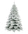 Albero di Natale Artificiale Floccato Effetto Realistico Innevato 240 cm 1719 Rami Bianco Effetto Neve