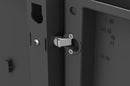 Armadio da Esterno 3 Ripiani 89x54x188H cm in Plastica Keter XL Garage Alto Nero